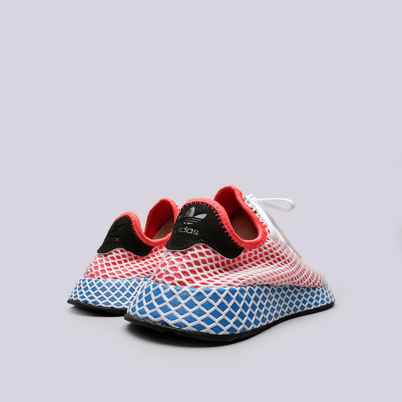 женские красные кроссовки adidas Deerupt Runner W AC8466 - цена, описание, фото 5
