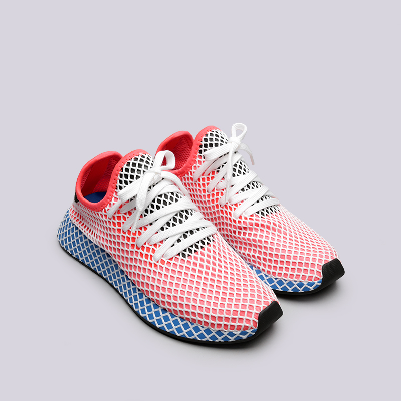 мужские красные кроссовки adidas Deerupt Runner CQ2624 - цена, описание, фото 3