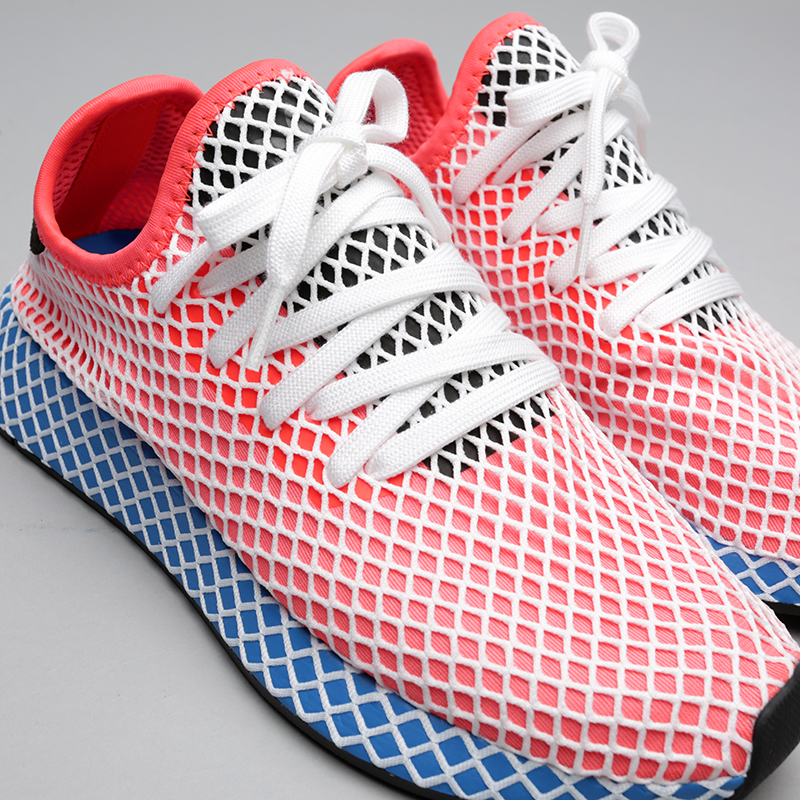мужские красные кроссовки adidas Deerupt Runner CQ2624 - цена, описание, фото 4