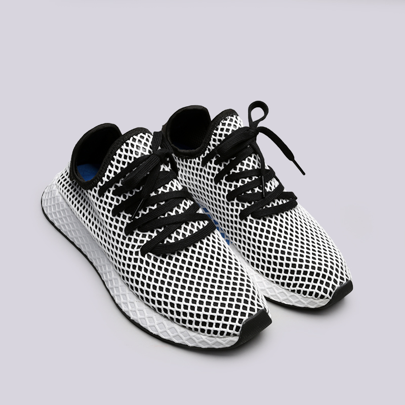 мужские черные кроссовки adidas Deerupt Runner CQ2626 - цена, описание, фото 3