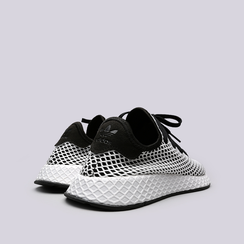мужские черные кроссовки adidas Deerupt Runner CQ2626 - цена, описание, фото 5