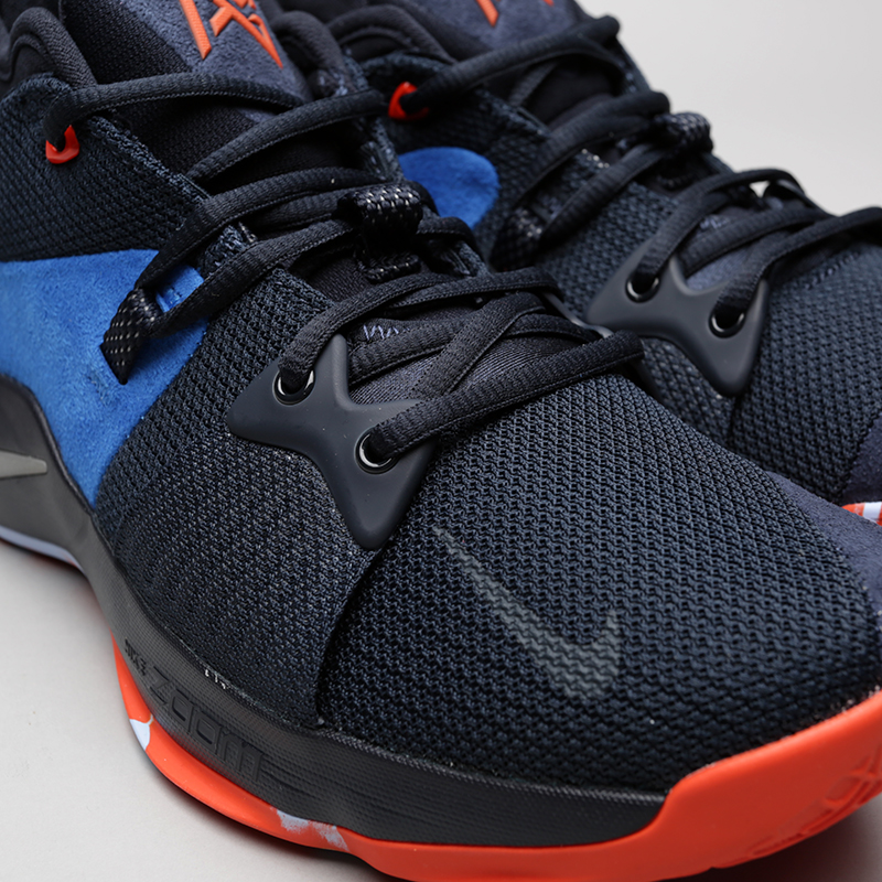 мужские синие баскетбольные кроссовки Nike PG 2 AJ2039-400 - цена, описание, фото 4