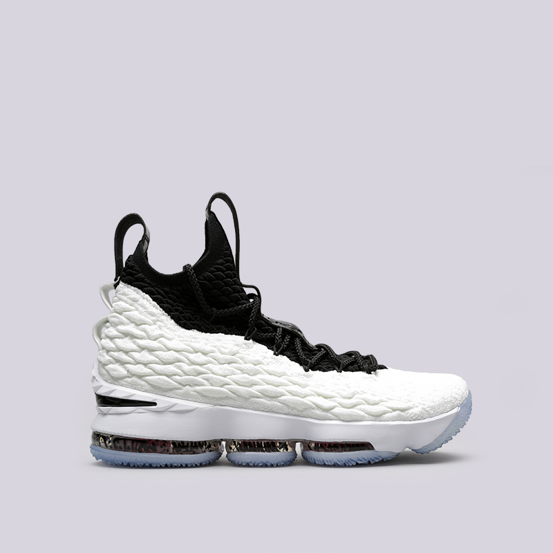 мужские белые баскетбольные кроссовки Nike Lebron XV AQ2363-100 - цена, описание, фото 1
