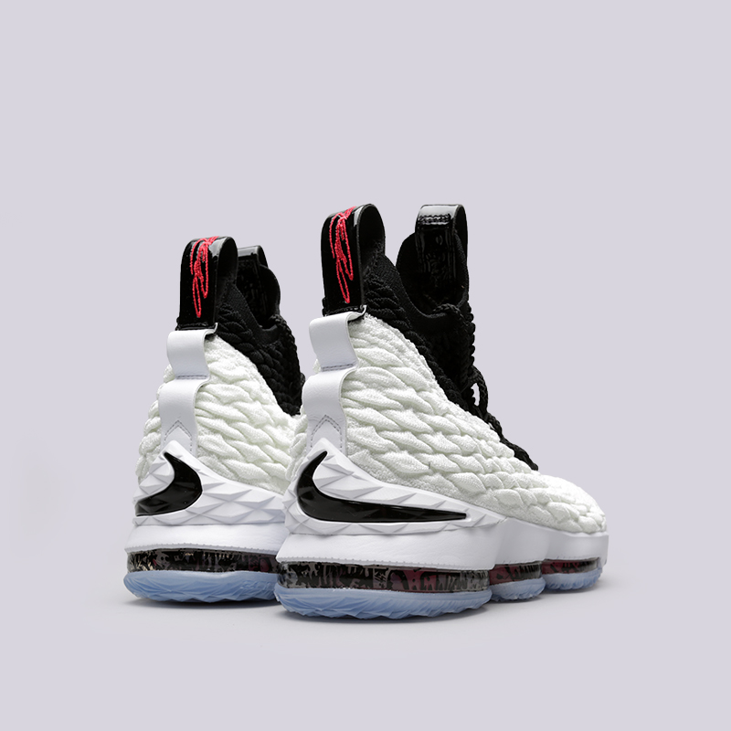 мужские белые баскетбольные кроссовки Nike Lebron XV AQ2363-100 - цена, описание, фото 5