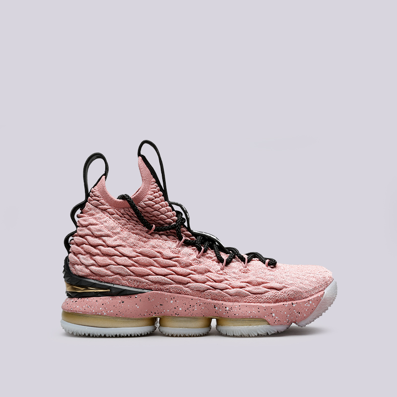мужские розовые баскетбольные кроссовки Nike Lebron XV LMTD 897650-600 - цена, описание, фото 1