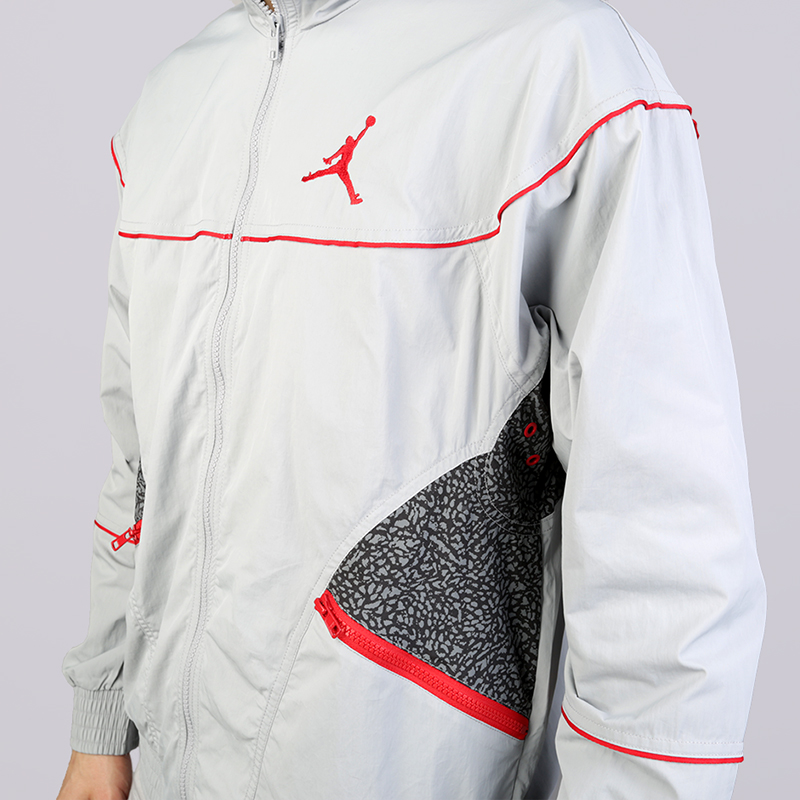 мужская серая куртка Jordan AJ 3 Vault 897410-012 - цена, описание, фото 3