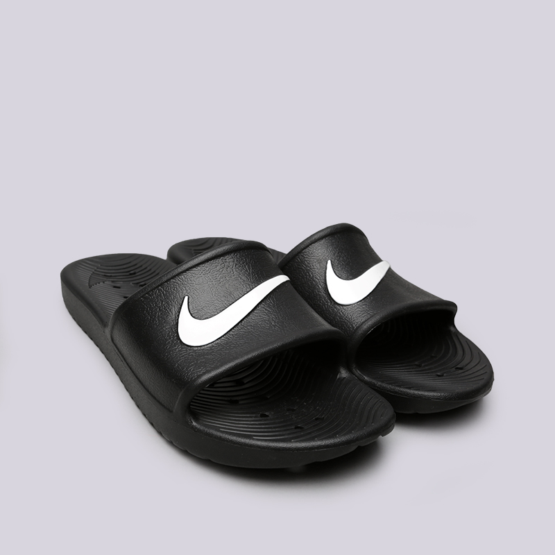 мужские черные сланцы Nike Kawa Shower 832528-001 - цена, описание, фото 2