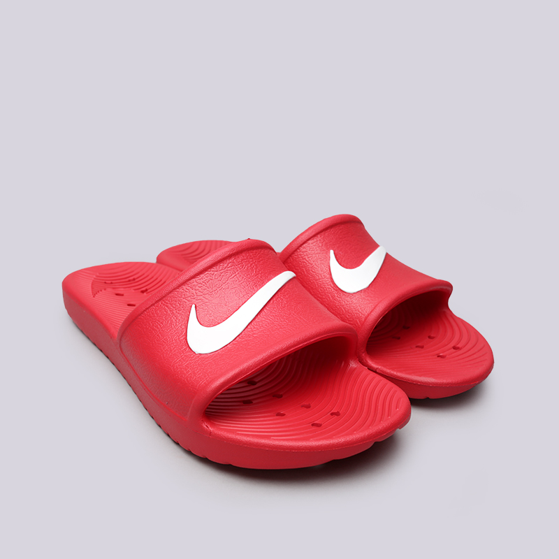  красные сланцы Nike Kawa Shower 832528-600 - цена, описание, фото 2