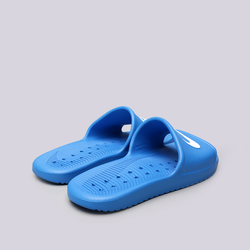 мужские синие сланцы Nike Kawa Shower 832528-410 - цена, описание, фото 3