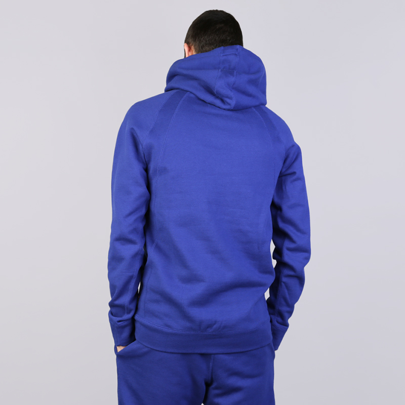 мужская синяя толстовка Jordan Sportswear Wings Fleece 860200-455 - цена, описание, фото 3