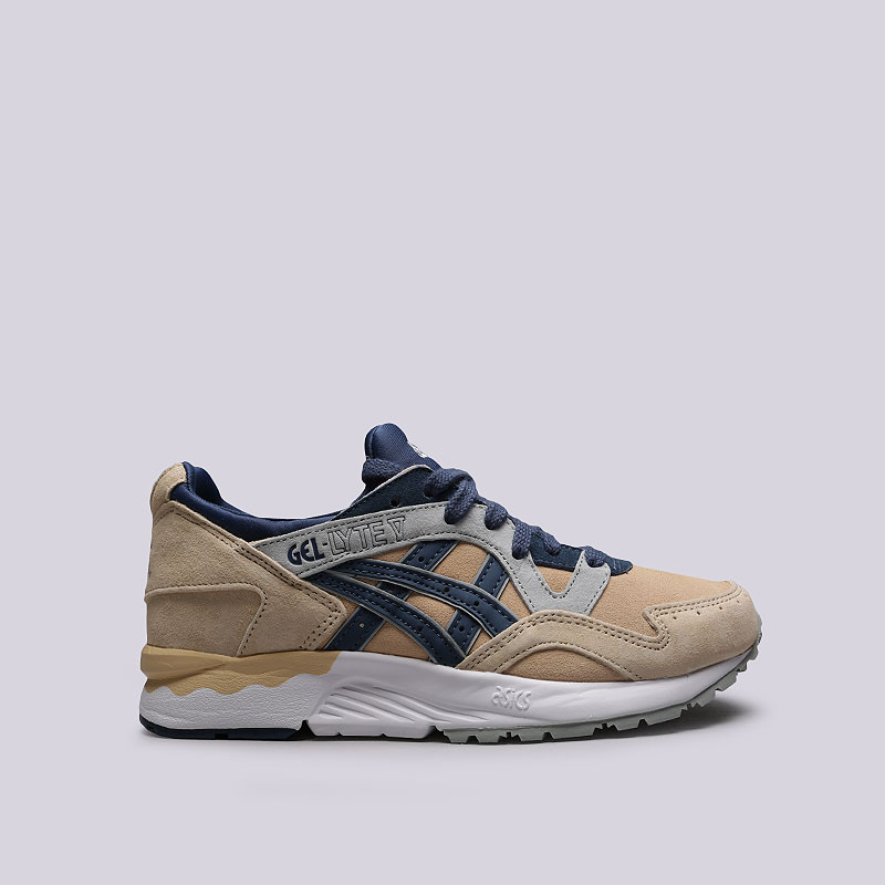 

Кроссовки ASICS Tiger Gel-Lyte V, Бежевый;синий