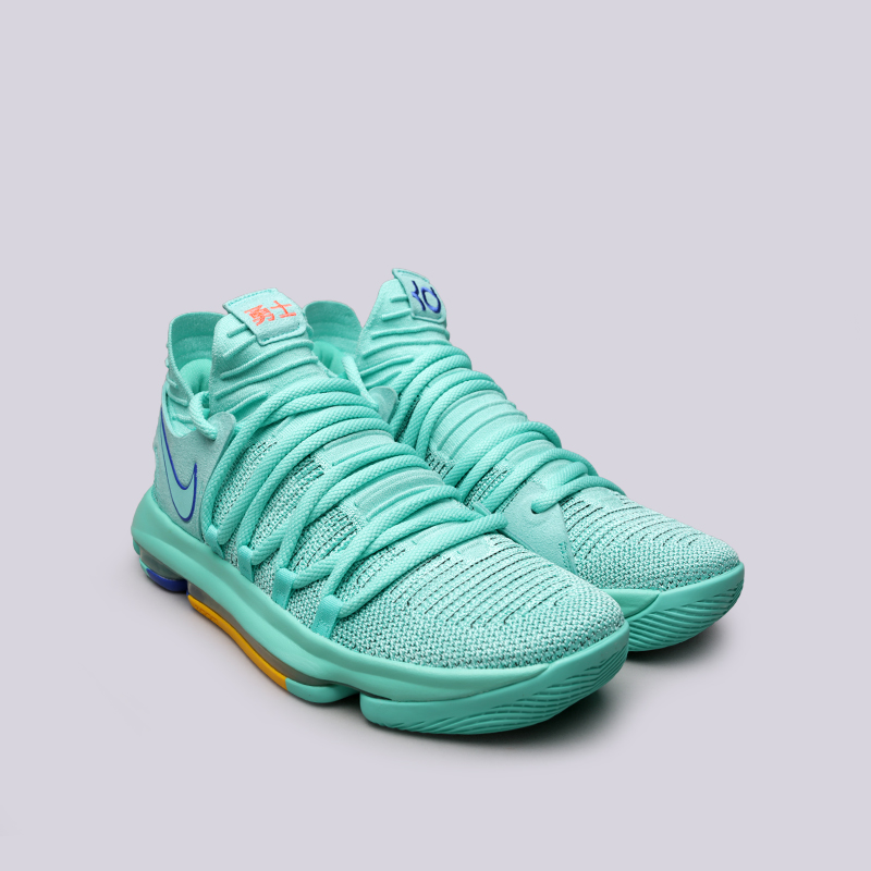 мужские голубые баскетбольные кроссовки Nike Zoom KD10 897815-300 - цена, описание, фото 3