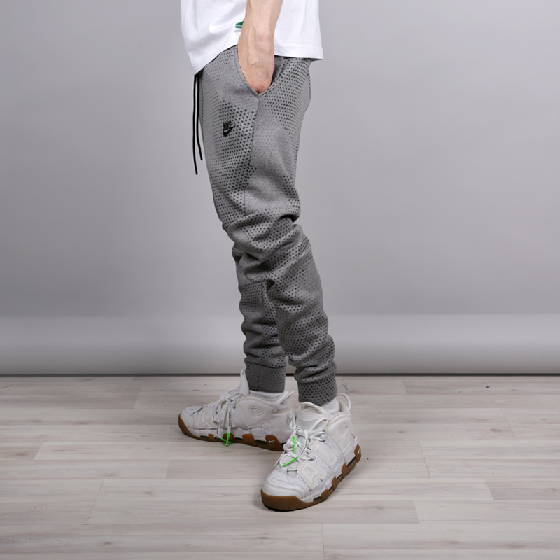мужские серые брюки Nike Tech Fleece Pant GX 1.0 886175-091 - цена, описание, фото 4
