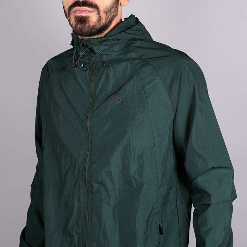 мужская зеленая куртка Jordan Wings Windbreaker Jacket 894228-327 - цена, описание, фото 4
