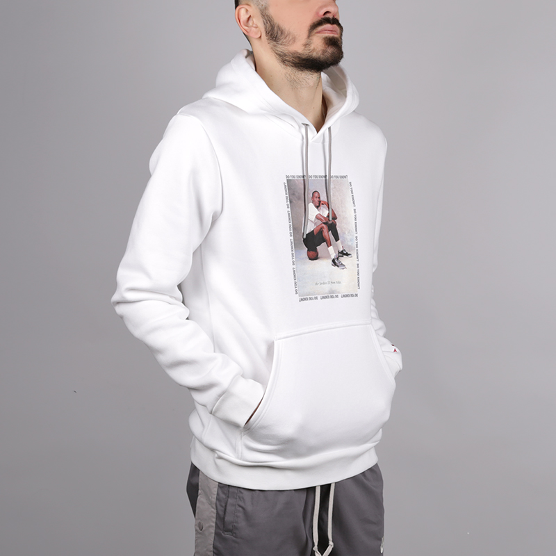 

Толстовка Jordan Flight Fleece AJ3, Белый