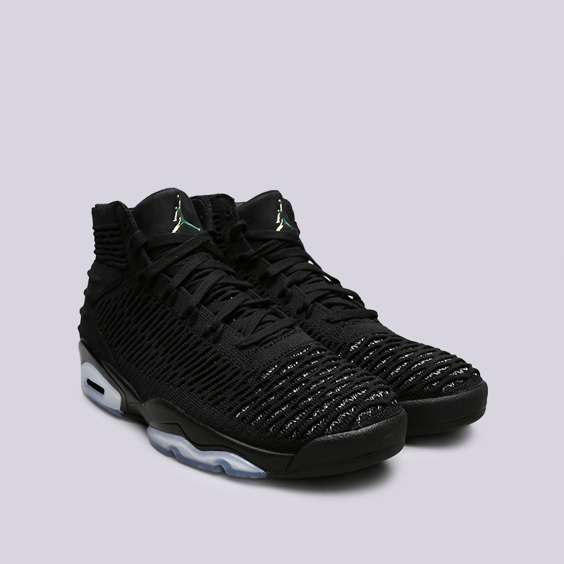 мужские черные кроссовки Jordan Flyknit Elevation 23 AJ8207-010 - цена, описание, фото 3