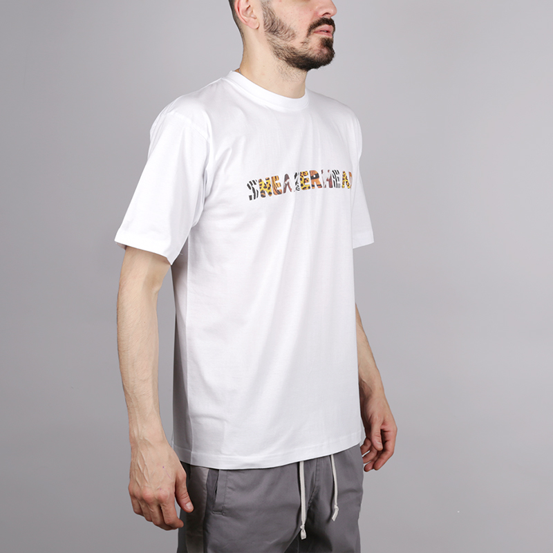 мужская белая футболка Sneakerhead Safari Tee snkrhd animal white - цена, описание, фото 3