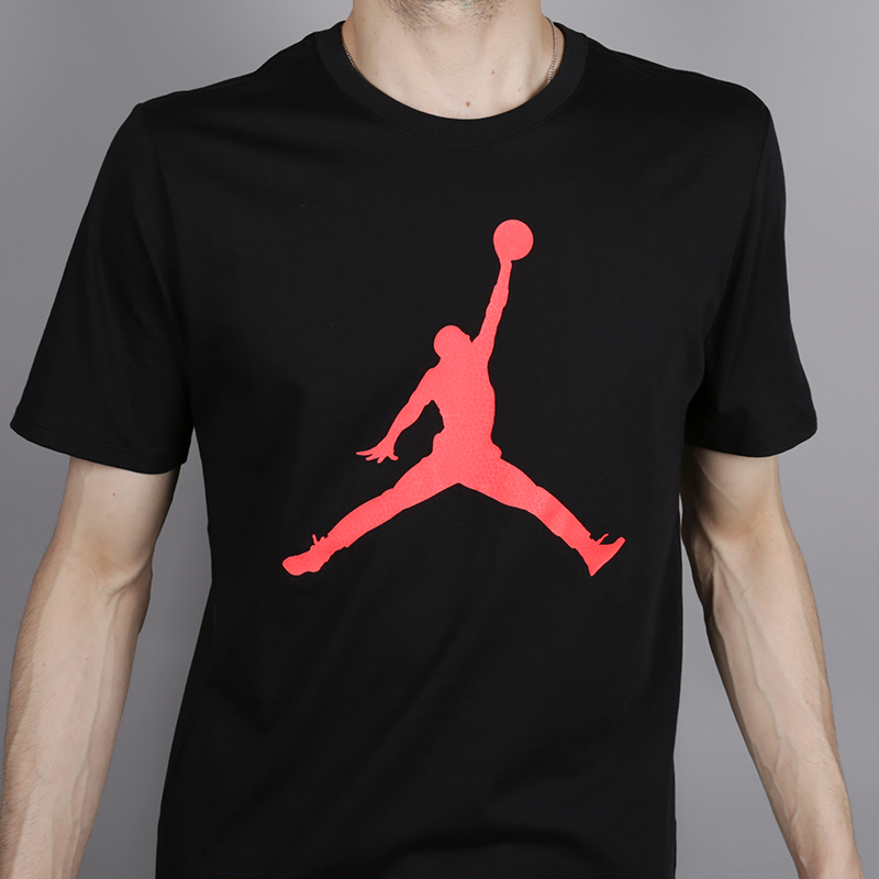мужская черная футболка Jordan Iconic Jumpman Tee 908017-014 - цена, описание, фото 2