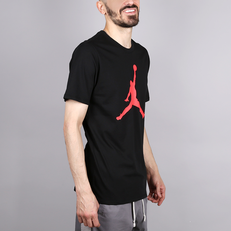мужская черная футболка Jordan Iconic Jumpman Tee 908017-014 - цена, описание, фото 3