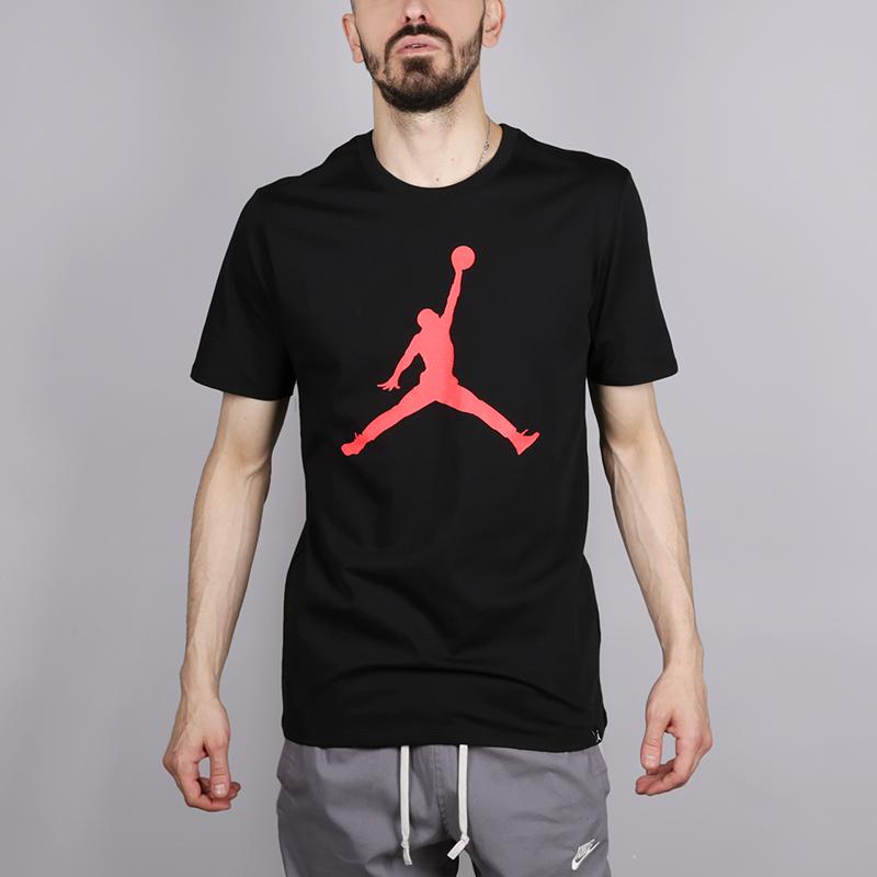 мужская черная футболка Jordan Iconic Jumpman Tee 908017-014 - цена, описание, фото 1