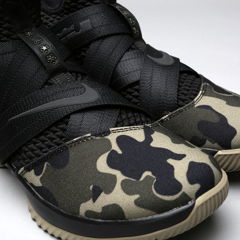 мужские черные баскетбольные кроссовки Nike Lebron Soldier XII SFG AO4054-001 - цена, описание, фото 5