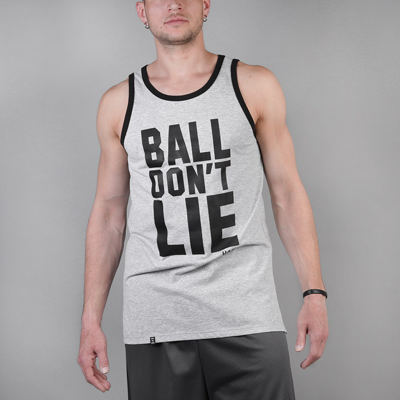 мужская серая майка Hard Ball Don't Lie Ball Don't Lie-grey - цена, описание, фото 1