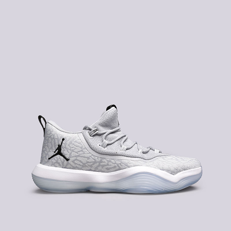 мужские серые баскетбольные кроссовки Jordan Super.Fly 2017 Low AA2547-003 - цена, описание, фото 1
