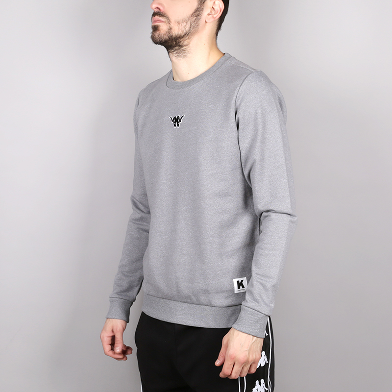 

Толстовка Kappa Konroll Crew Jumper, Серый