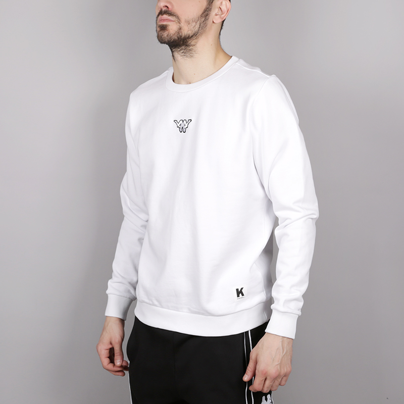 

Толстовка Kappa Kontroll Crew Jumper, Белый