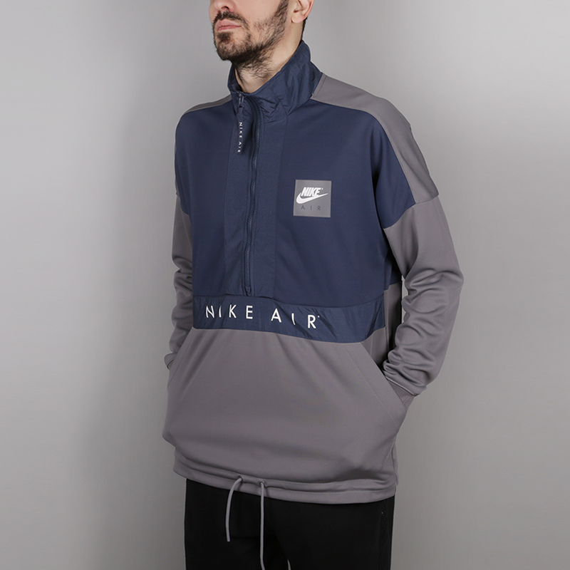 

Толстовка Nike Air Half-Zip Top, Синий;серый