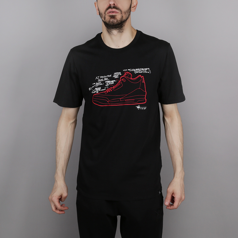 

Футболка Jordan Retro 3 T-Shirt, Черный