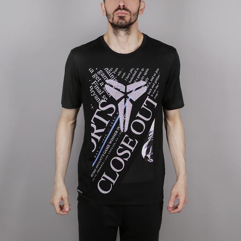

Футболка Nike Dri-FIT Kobe Men's Basketball T-Shirt, Черный