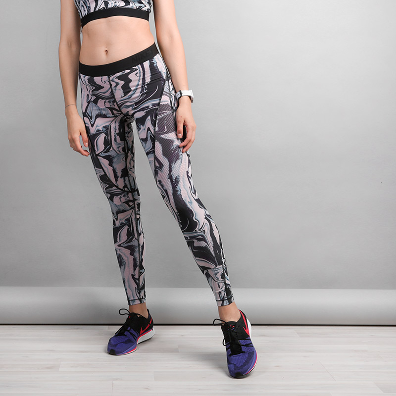 

Тайтсы Nike, Pro HyperCool, Розово-черный