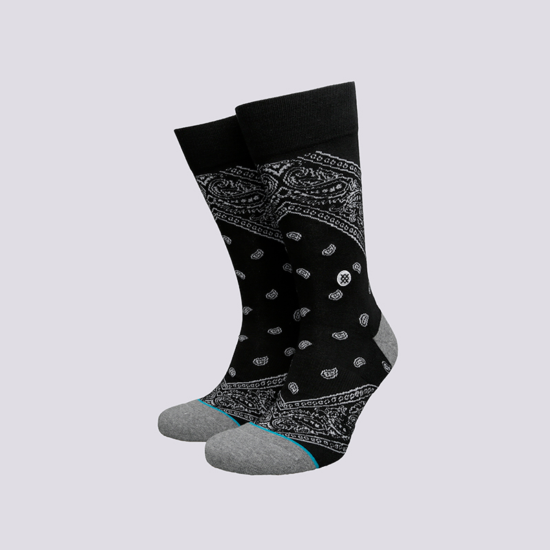мужские черные носки Stance Barrio M200B14BAR-BLK BLACK - цена, описание, фото 1