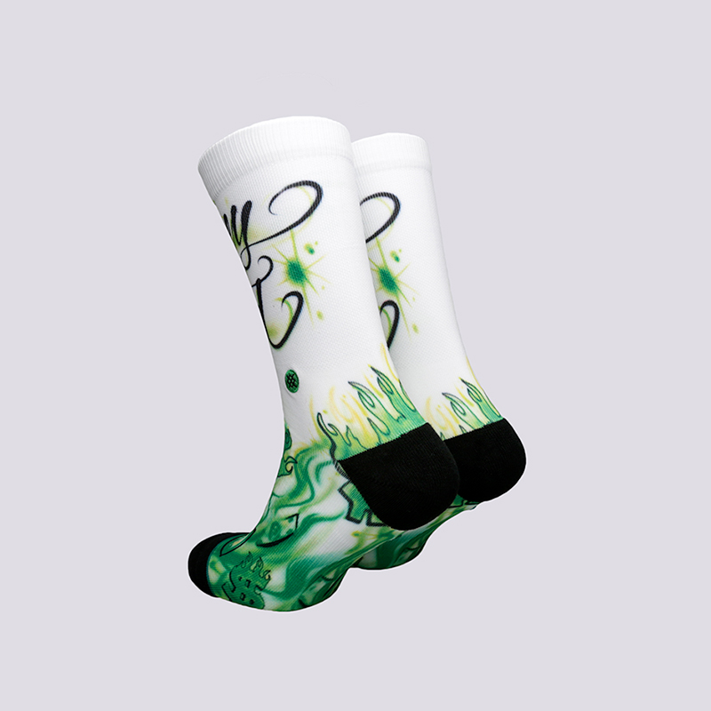 мужские белые носки Stance Airbrush Money M558A18AIM-MUL Multi - цена, описание, фото 2
