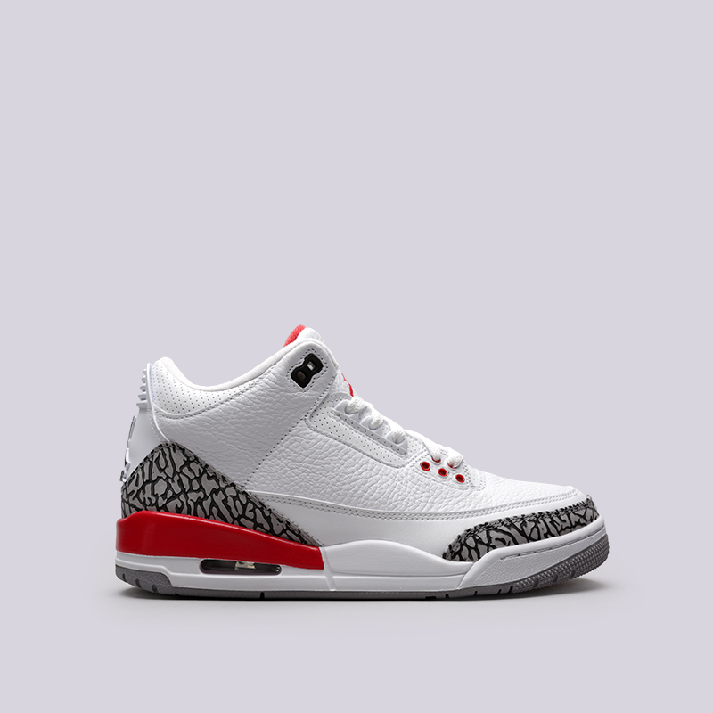 мужские белые кроссовки Jordan III Retro 136064-116 - цена, описание, фото 1