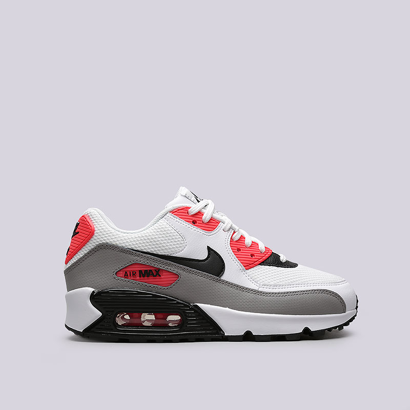 

Кроссовки Nike WMNS Air Max 90, Белый;черный;серый;кораловый