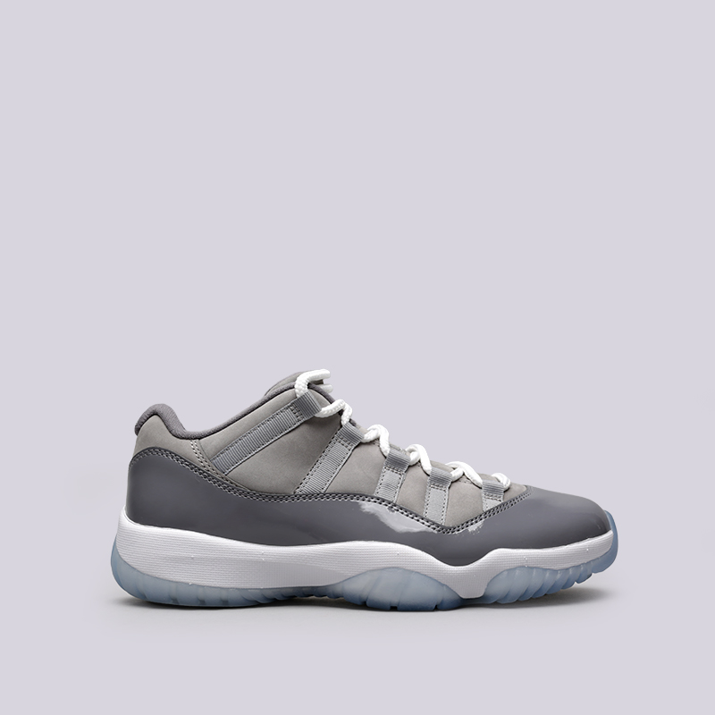 мужские серые кроссовки Jordan XI Retro Low 528895-003 - цена, описание, фото 1