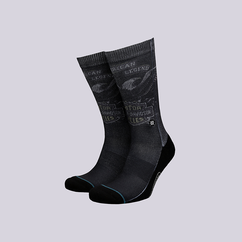 мужские черные носки Stance Shovel Head M311D15SHO- black - цена, описание, фото 1