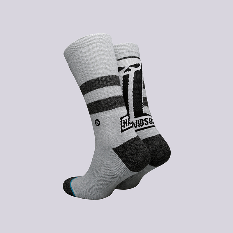 мужские серые носки Stance Dark Custom M556C17DAR- grey - цена, описание, фото 2