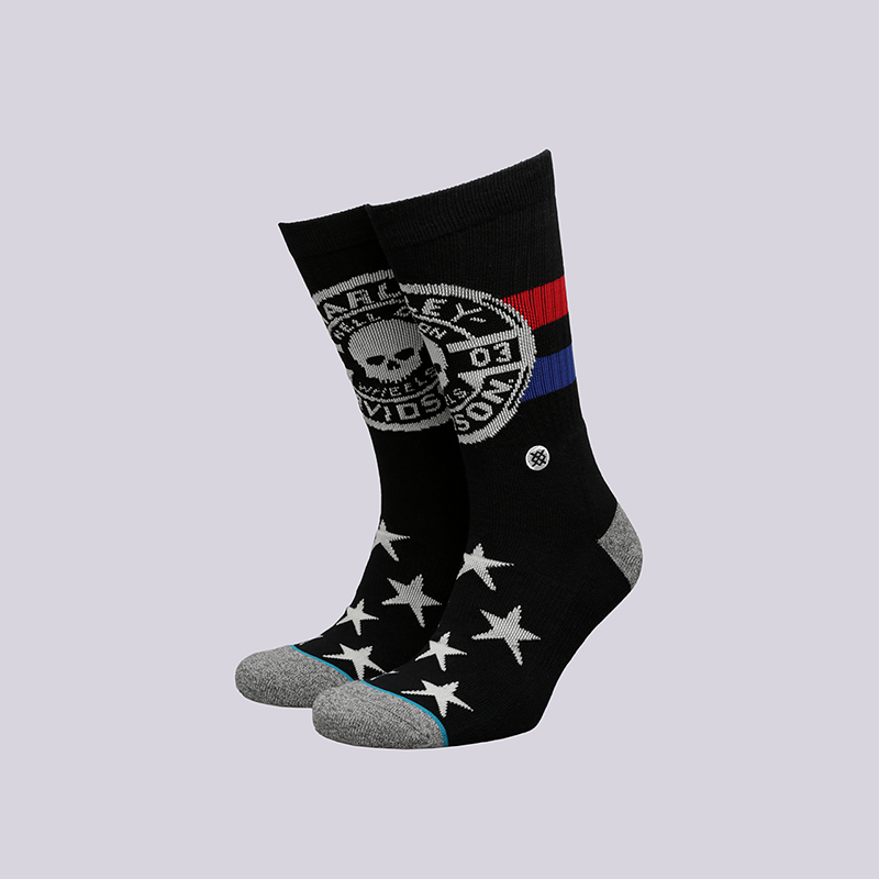 мужские черные носки Stance Hell On Wheels M556C17HOW- black - цена, описание, фото 1
