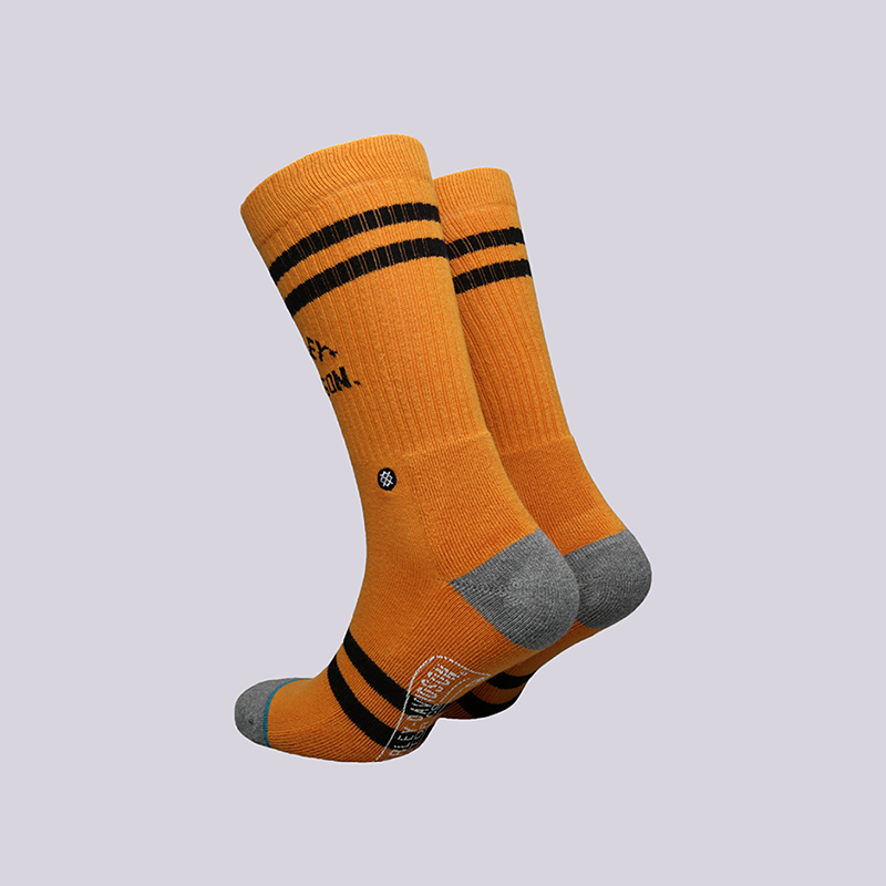 мужские оранжевые носки Stance Road Boss M311C15ROA- orange - цена, описание, фото 2