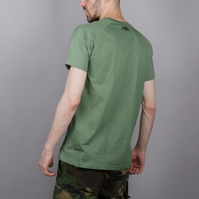 Мужская футболка Запорожец heritage Спорт 2 (Sport 2-green)  - цена, описание, фото 5