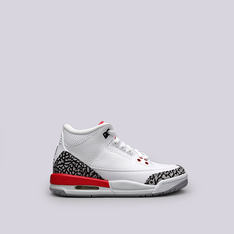 женские белые кроссовки Jordan III Retro BG 398614-116 - цена, описание, фото 1