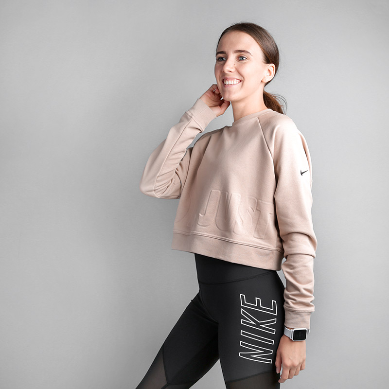 

Толстовка Nike, LONGSLEEVE TRAINING SWEATSHIRT, Бежевый