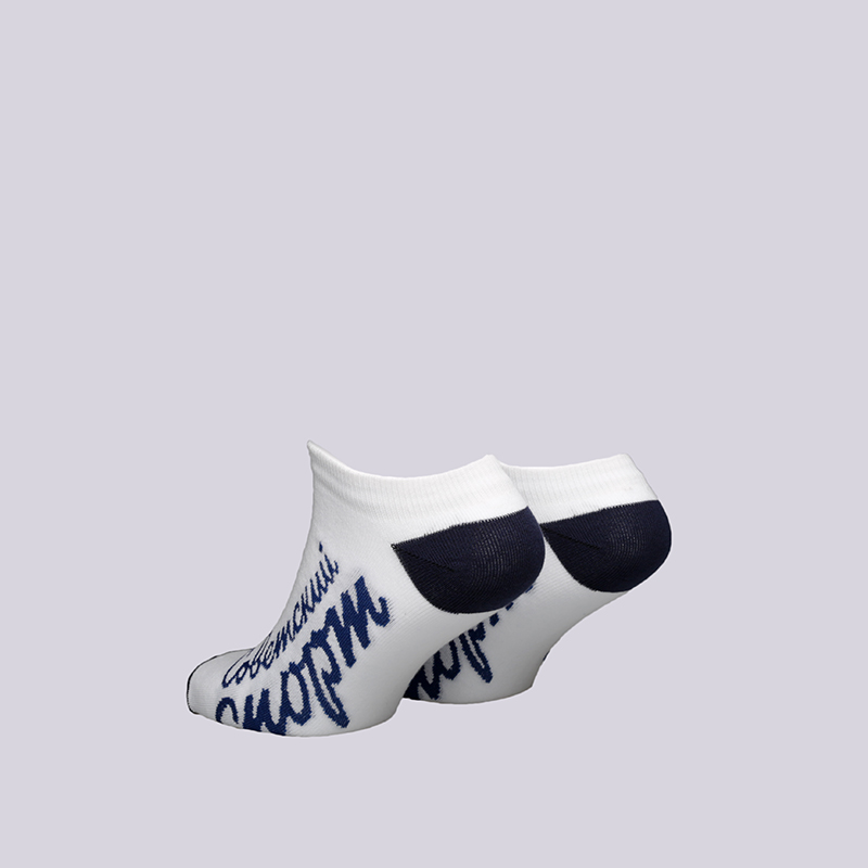 женские белые носки Запорожец heritage Советский Спорт WСпорт-крт/бел/т-син - цена, описание, фото 2