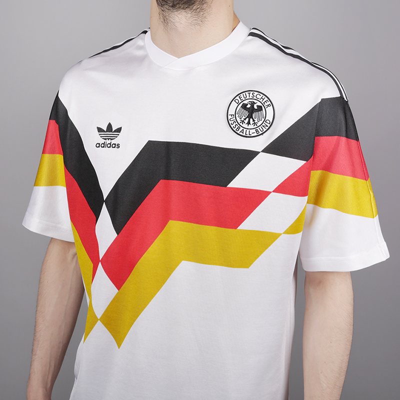 мужская белая футболка adidas Germany Jersey ce2343 - цена, описание, фото 2