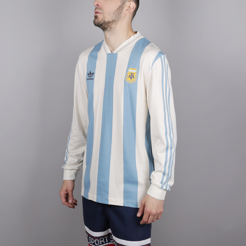 Лонгслив adidas Argentina Jersey (CE2341)  - цена, описание, фото 3