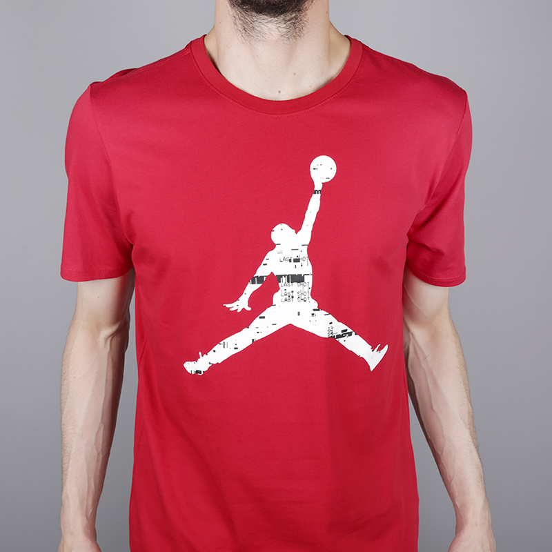 мужская красная футболка Jordan Last Shot GFX AQ0692-687 - цена, описание, фото 2