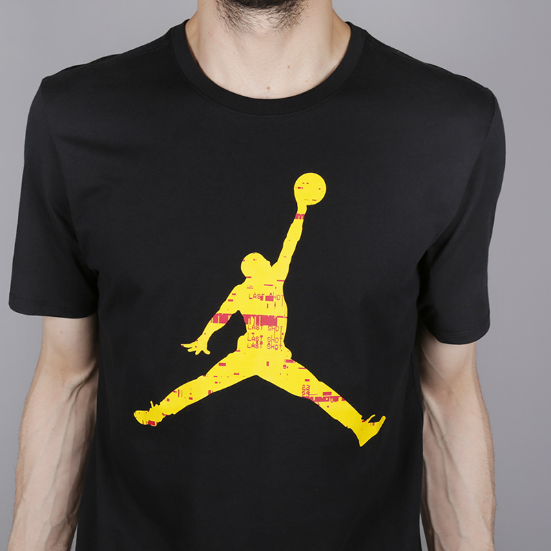 мужская черная футболка Jordan Last Shot GFX AQ0692-010 - цена, описание, фото 2